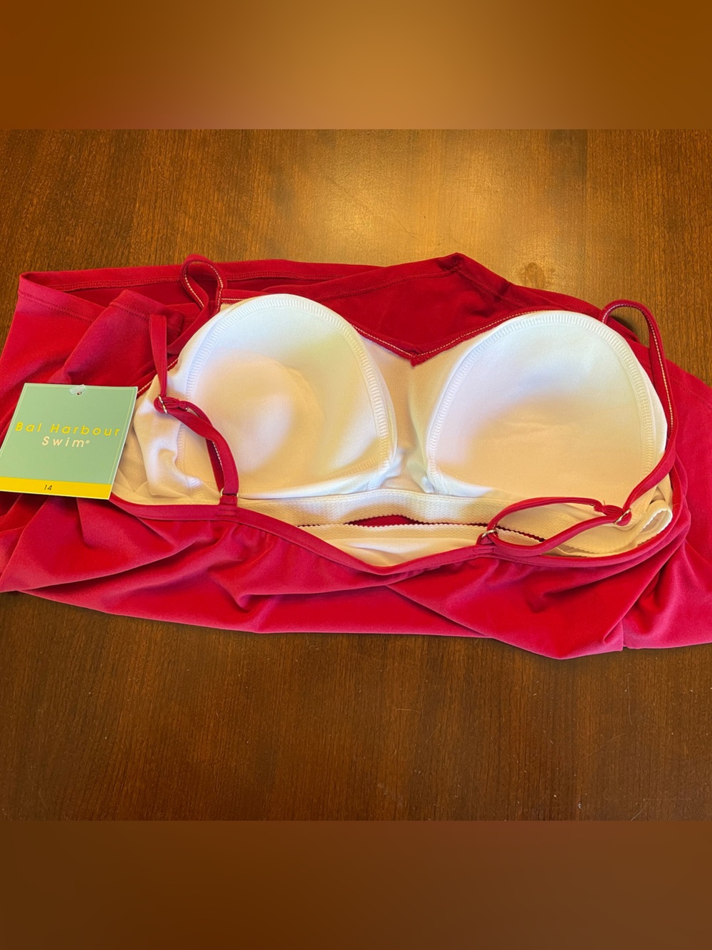 NWT Women's Bal Harbour V-Neck Hankini Top - Picture 5 of 7